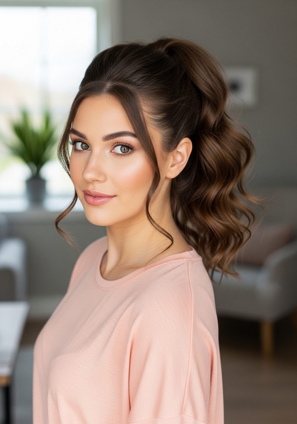Bouncy Ponytail Hairstyle
