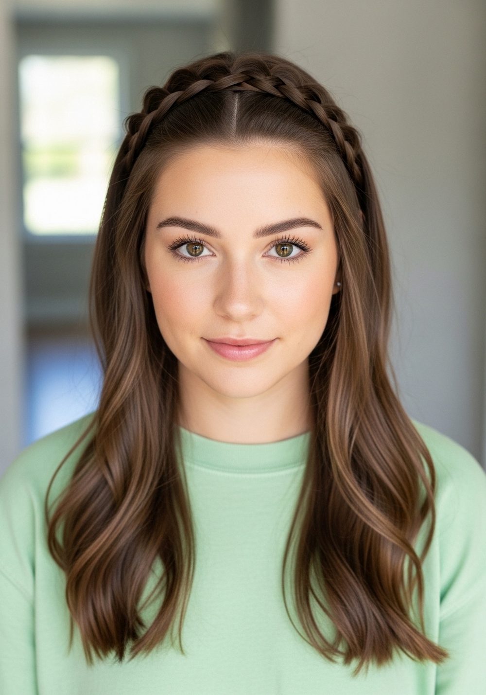 Braided Headband Hairstyle
