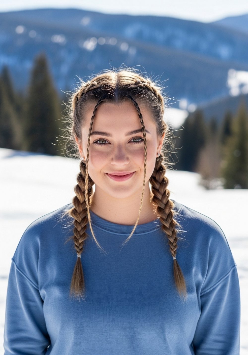 Braided Pigtails Hairstyle