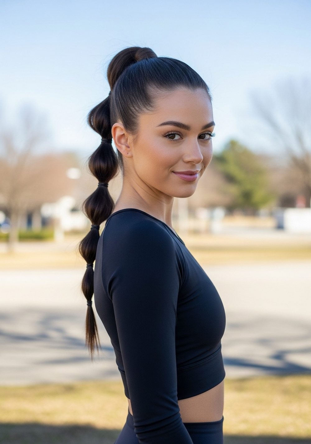 Bubble Ponytail Bundle Hairstyles