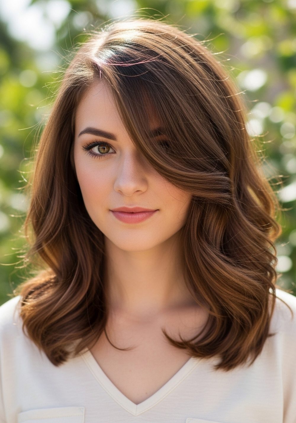 Curled Ends Cassie Hairstyle