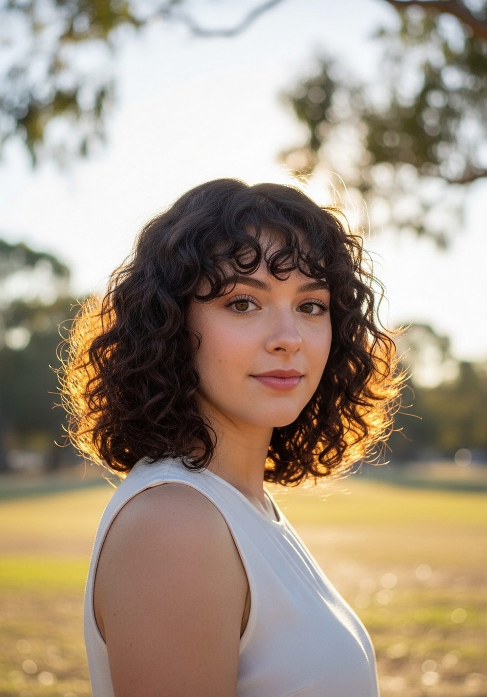 Curly Front Layer Shape-Up Hairstyles