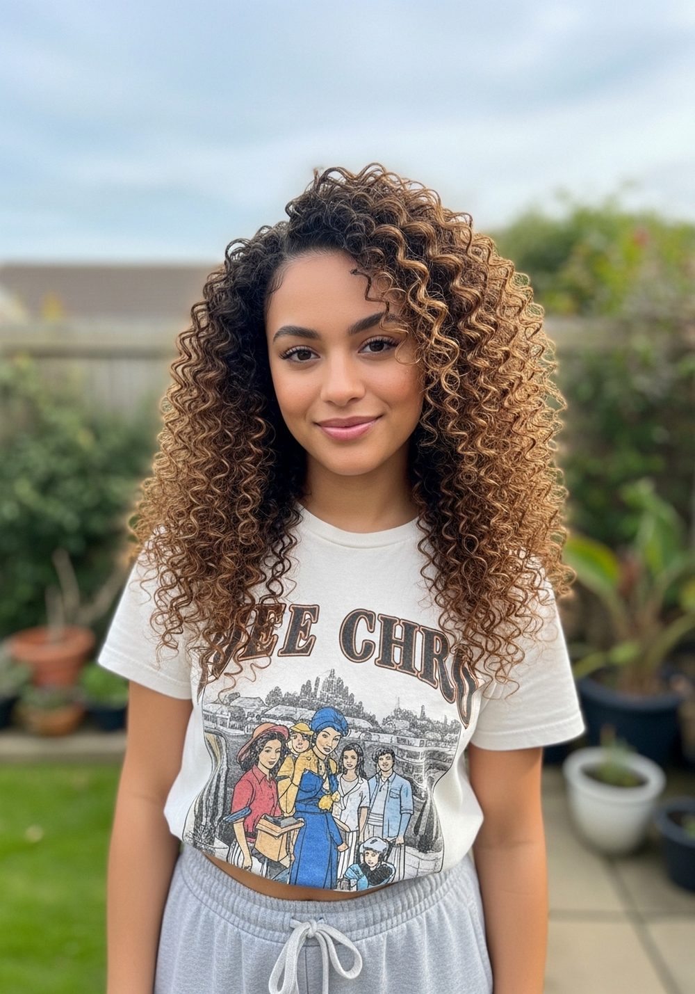 Curly Leave-Out Blend Bundle Hairstyles