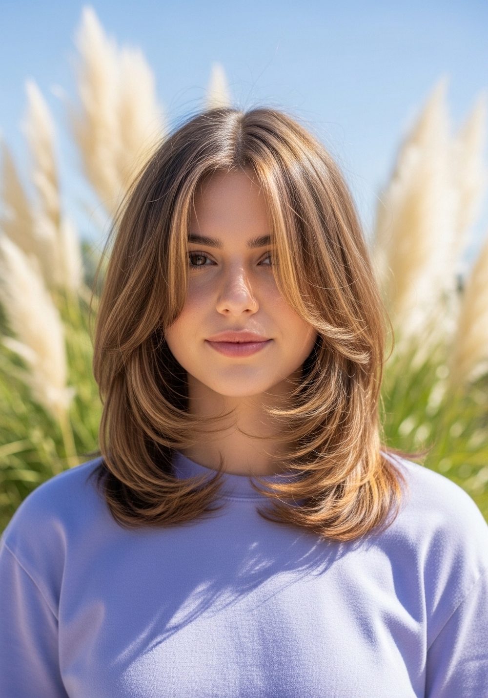 Curtain Layer U Cut Hairstyle