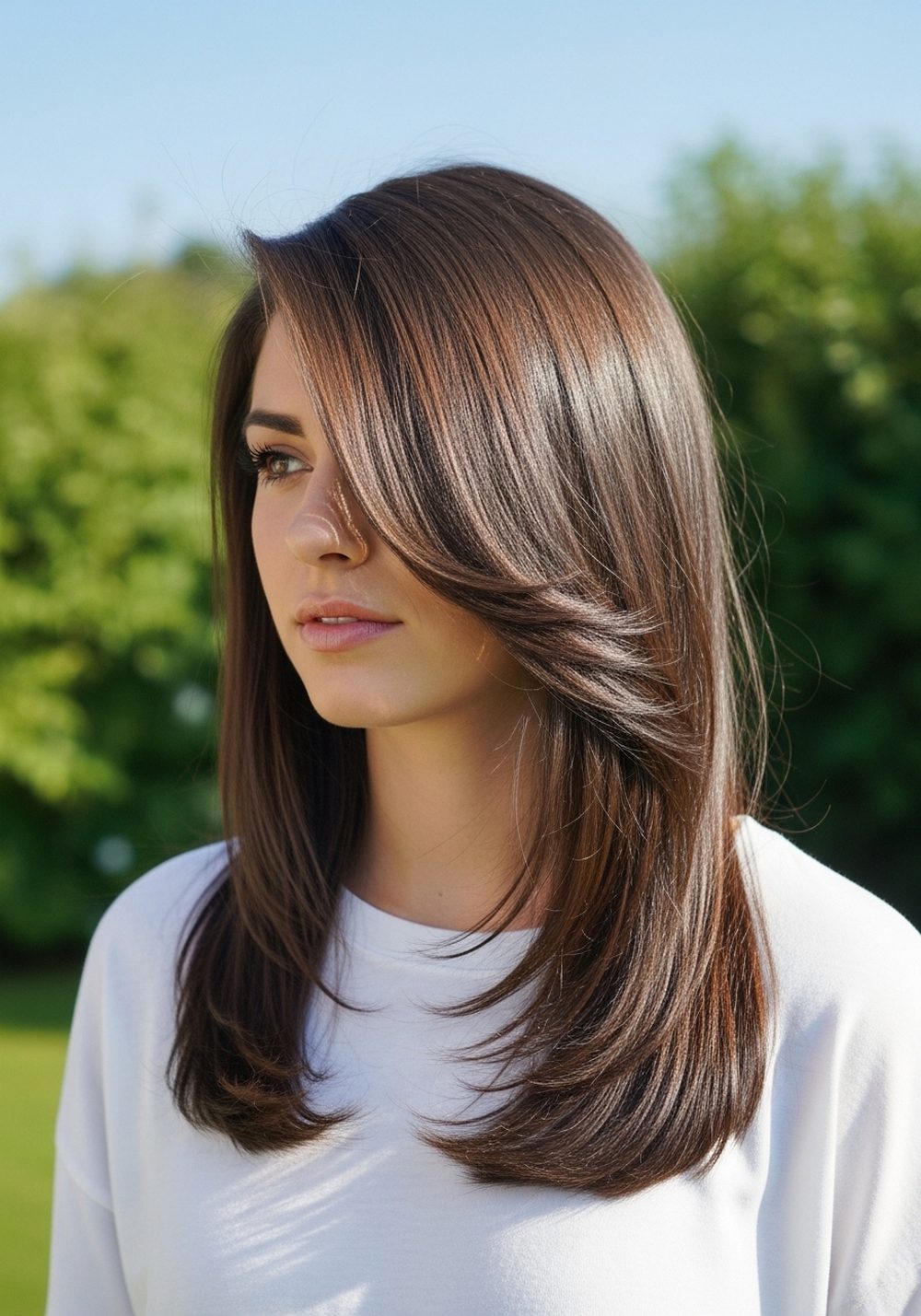 Deep Side Sweep Cassie Hairstyle