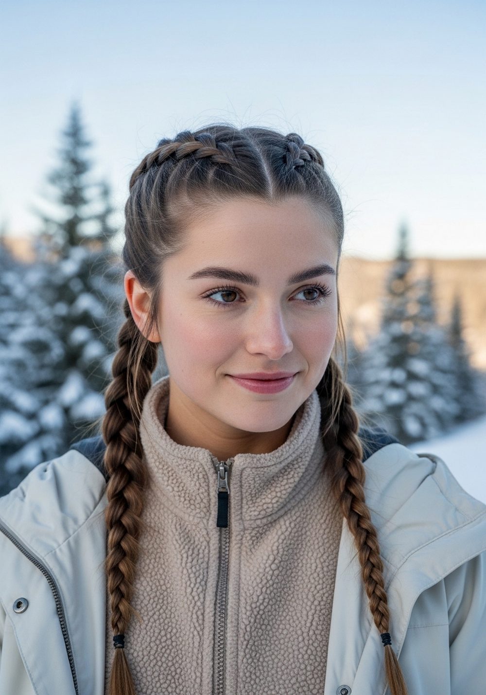 Double French Braids Hairstyles