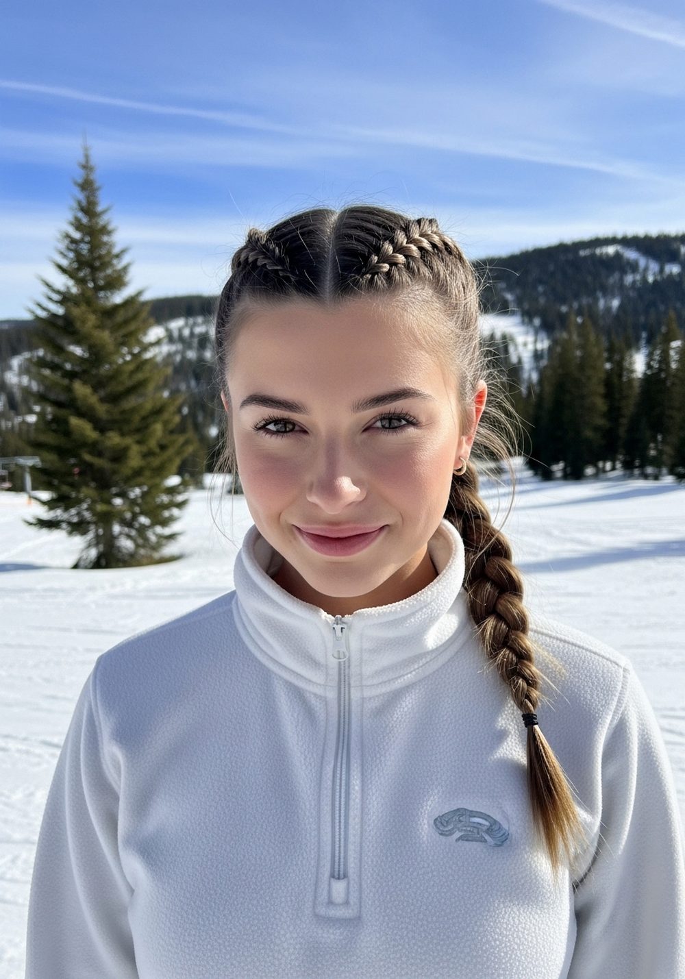 French Braid Ponytail Hairstyle