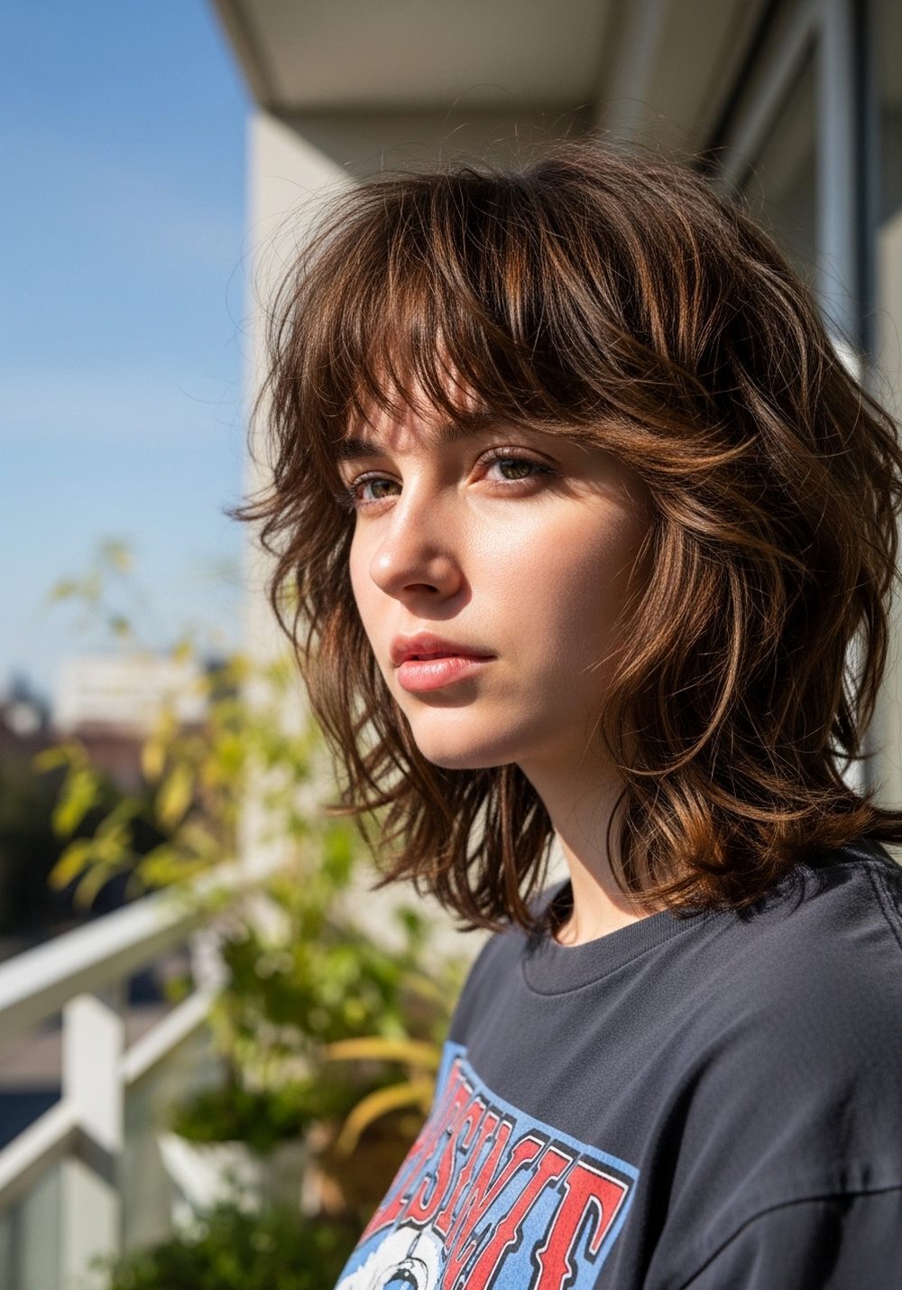 Front Layer Wolf Cut Hairstyles