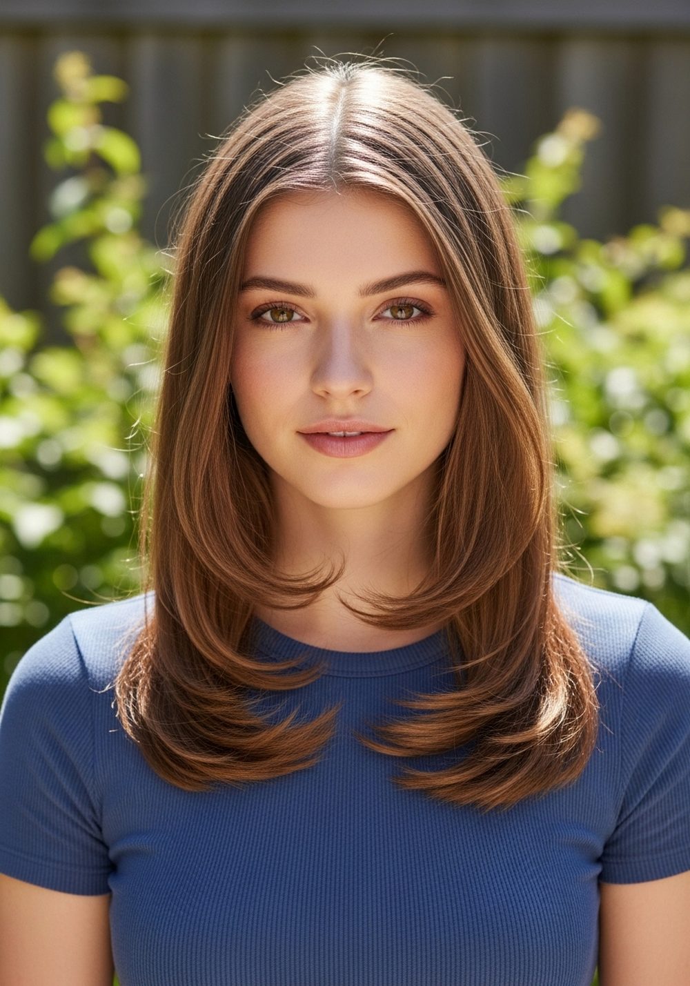 Light Flicked End Bottom Layer Cut Hairstyle