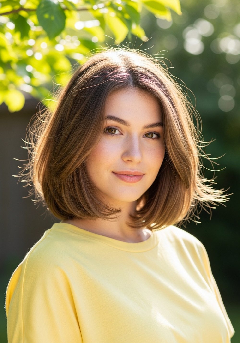 Light Flicked End U Cut Hairstyle