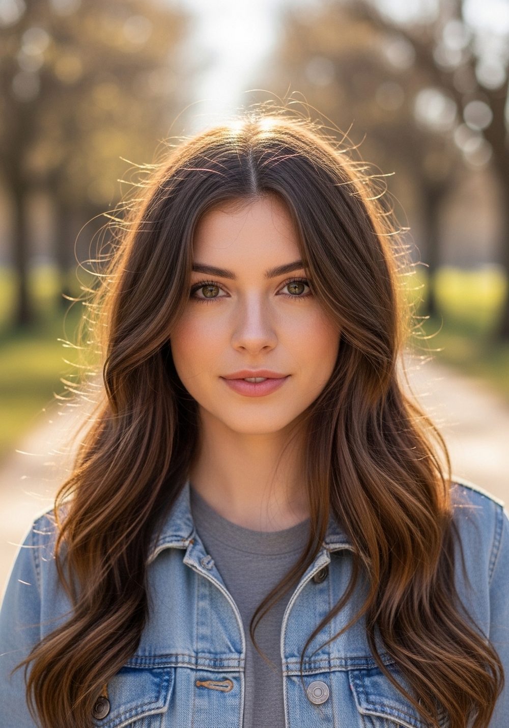 Long Feathered Front Layers Hairstyles