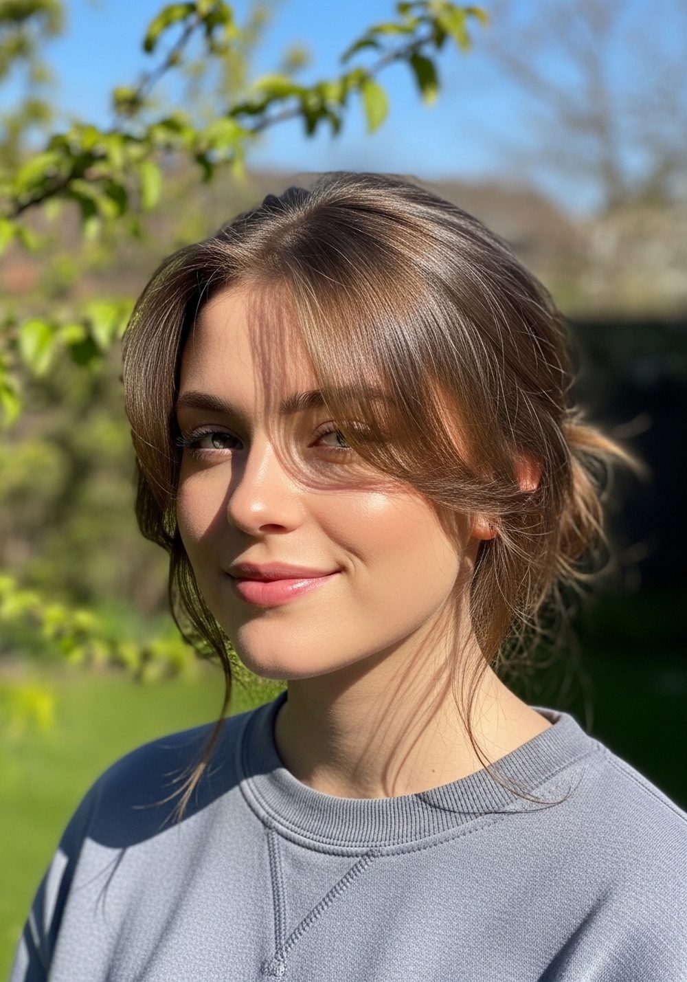 Loose Face-Framing Bundle Hairstyle