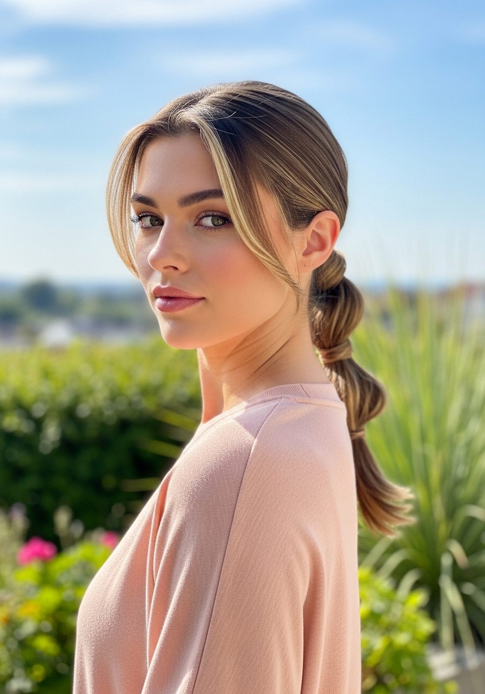 Low-Key Luxe Ponytail Hairstyle