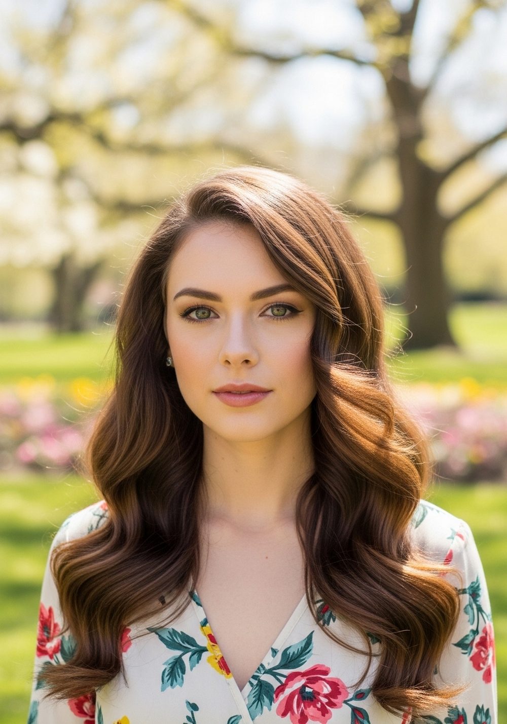 Romantic Side-Part Body Wave Bundle Hairstyle