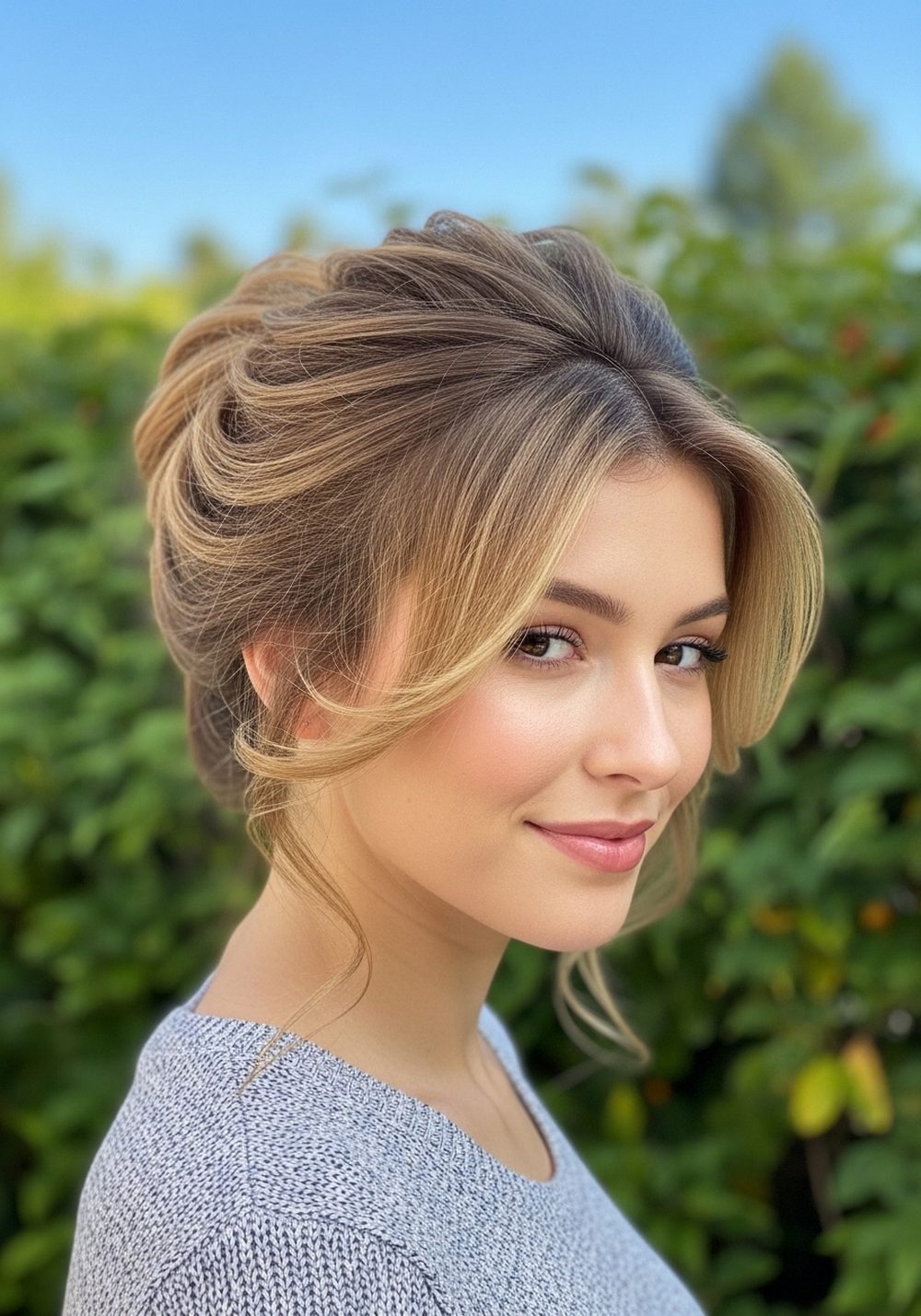 Side-Part Full Bundle Hairstyle
