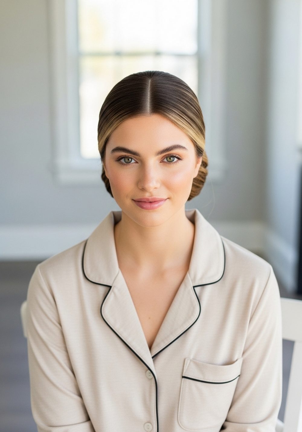 Sleek Low Bun Hairstyle