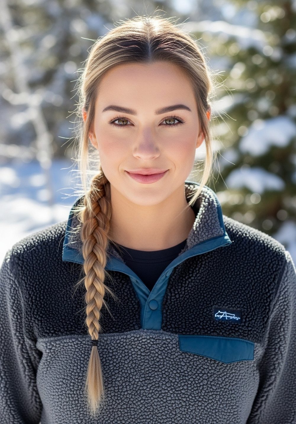Sleek Single Braid Hairstyle