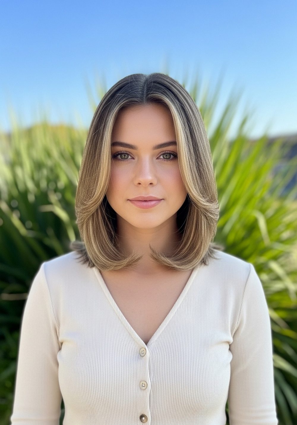 Sleek Smooth U Cut Hairstyle