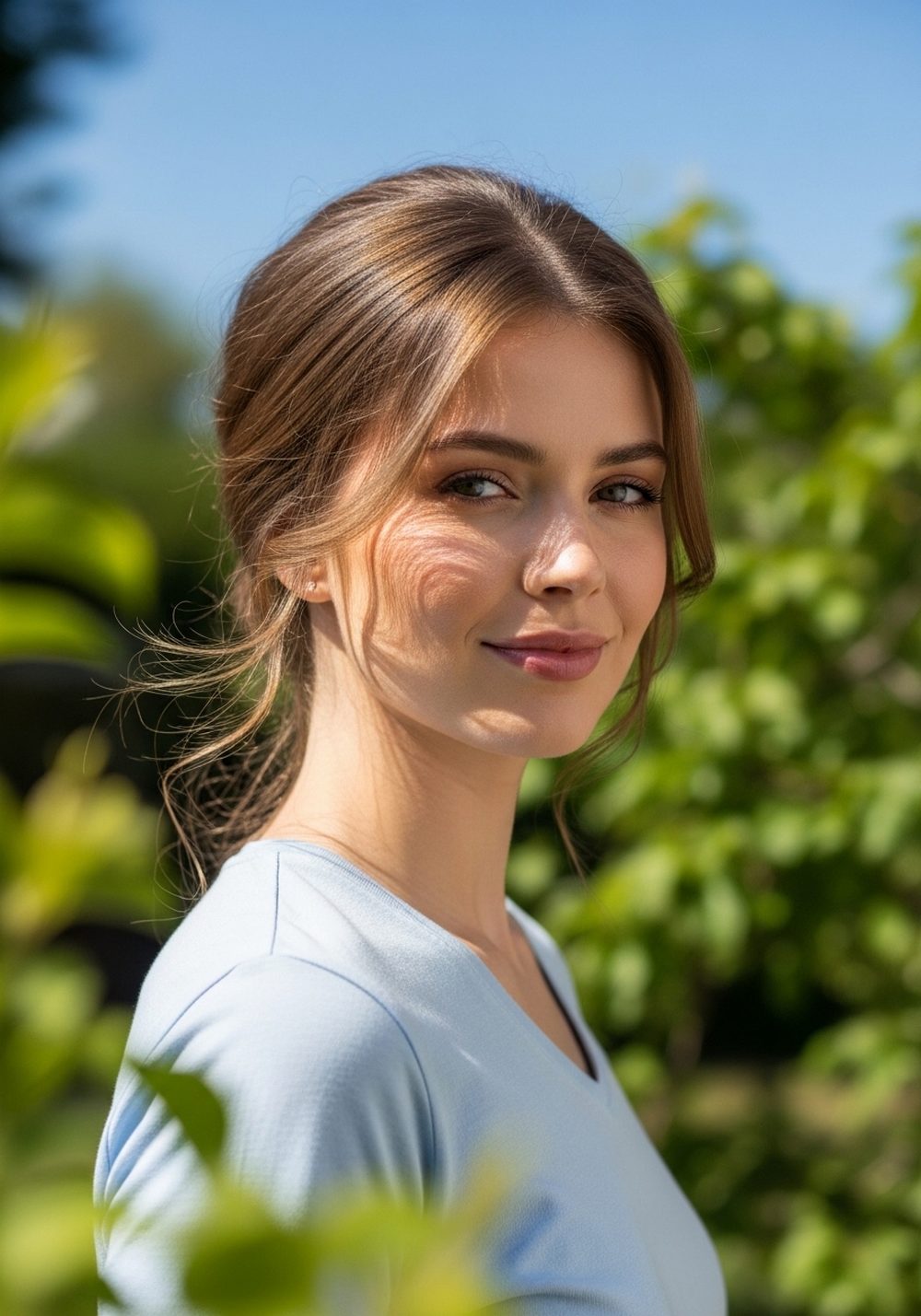 Soft Crown Bundle Hairstyle