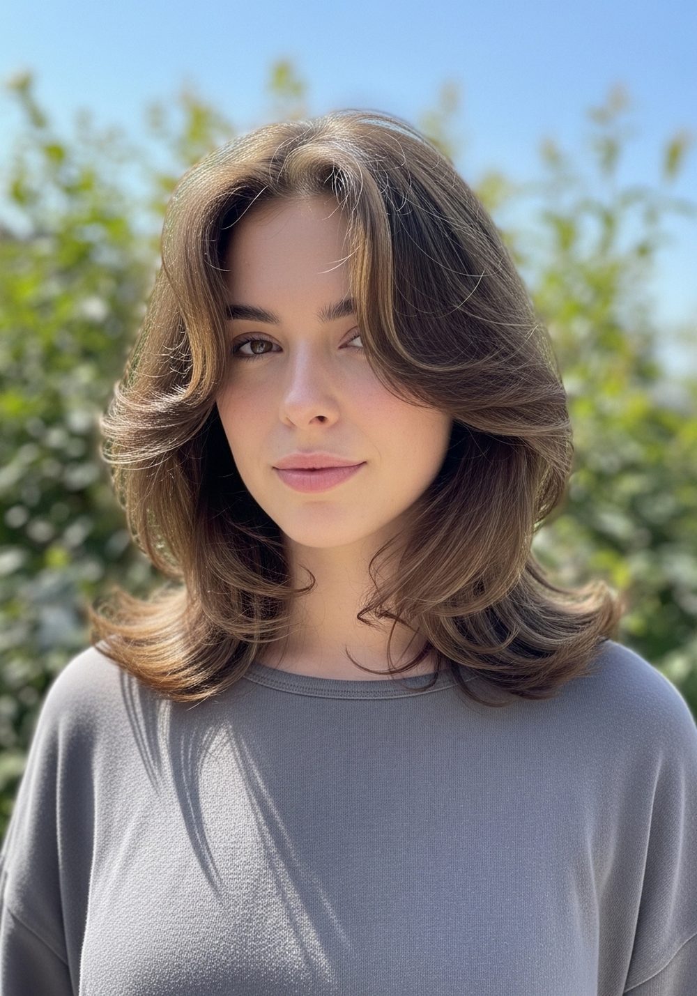 Soft Layered Bundle Hairstyle