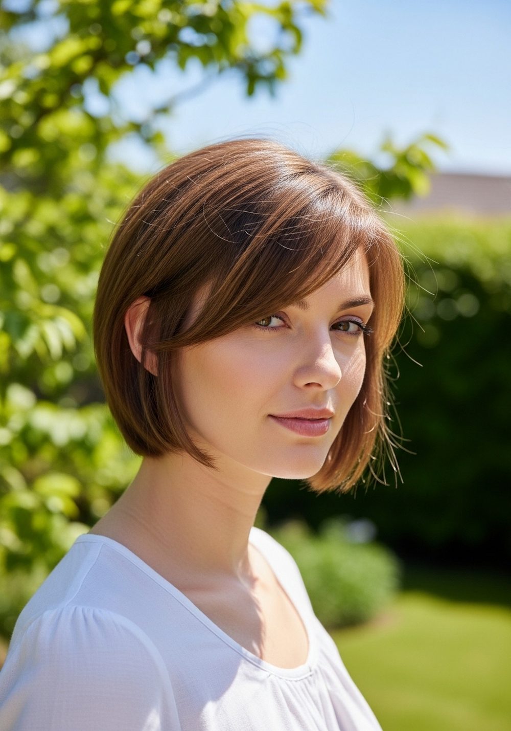 Soft Side-Swept Diana Hairstyle