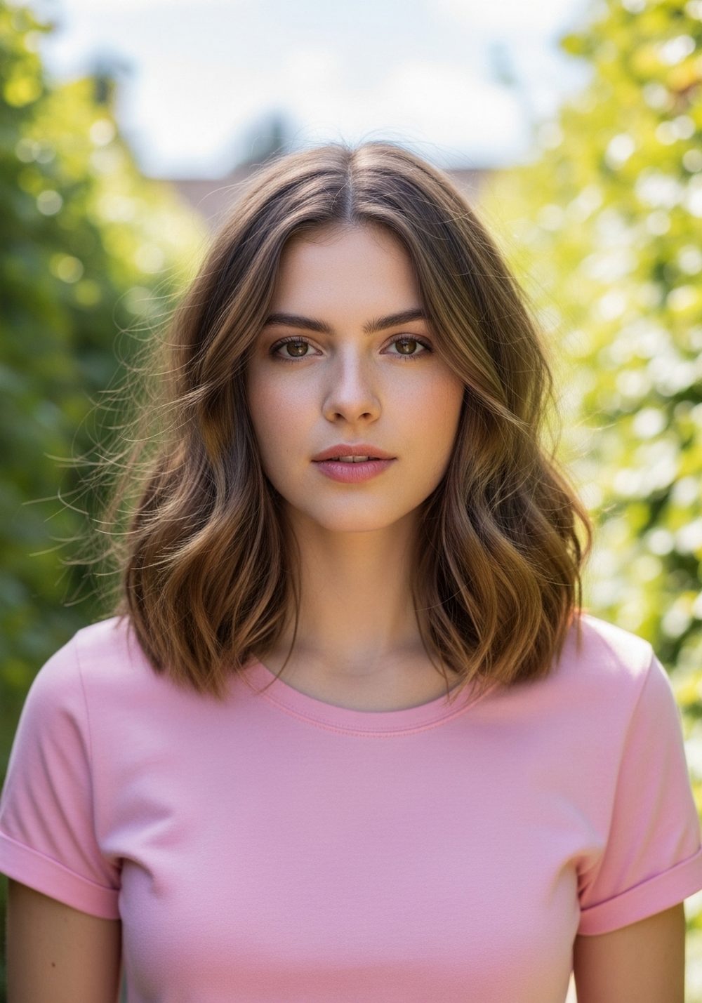 Textured Mid-Length Waves Hairstyle