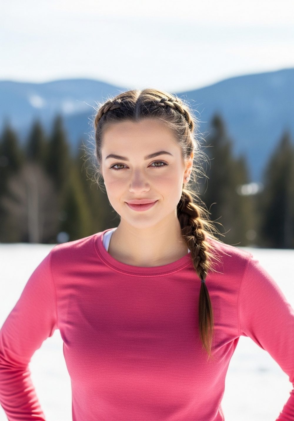 Tucked-In Scarf Braid Hairstyles
