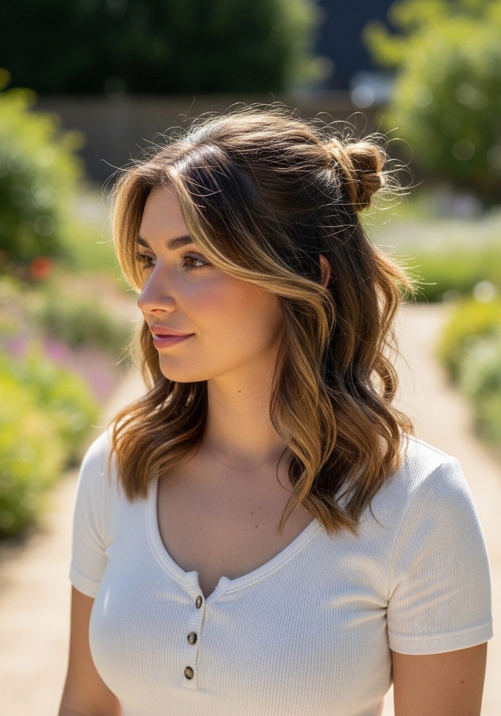 Twisted Half-Up Hairstyles