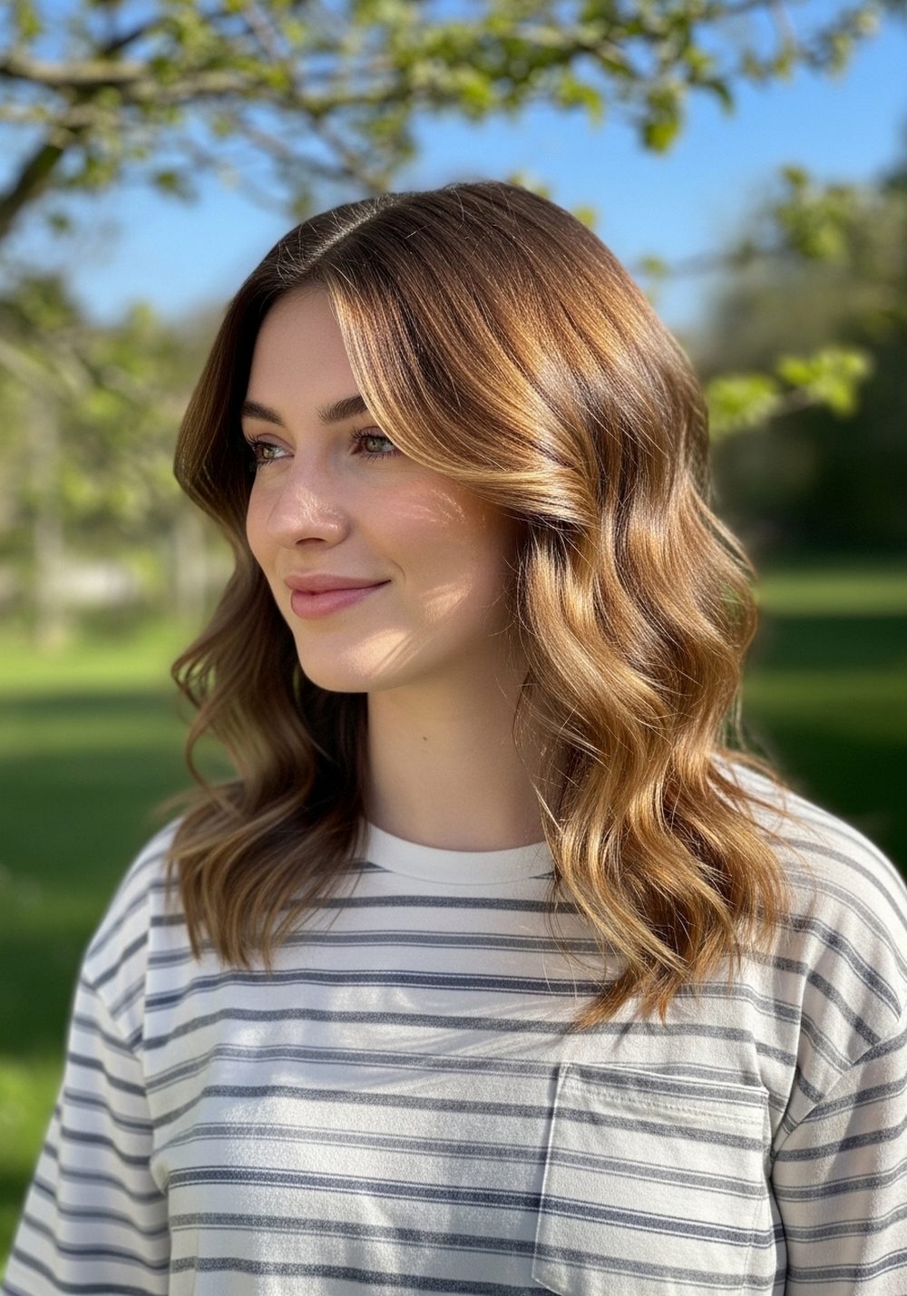 Wavy U Cut Hairstyle