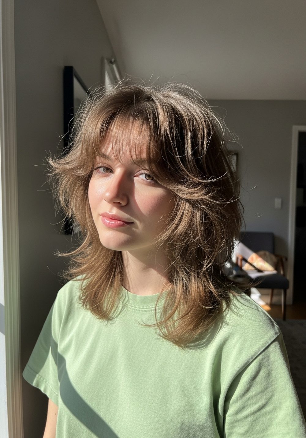 Wispy Shag Cut Hairstyle