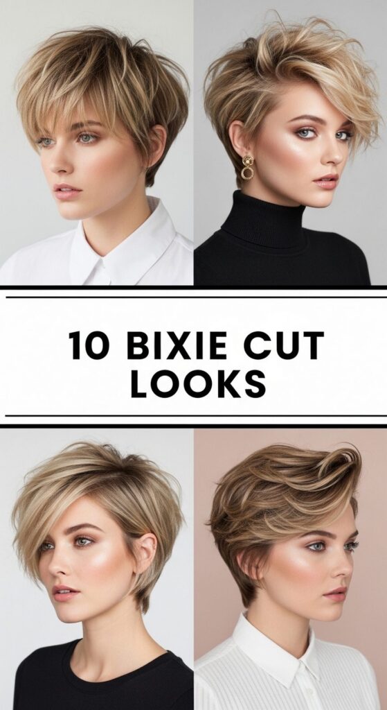 Bixie Cut Looks