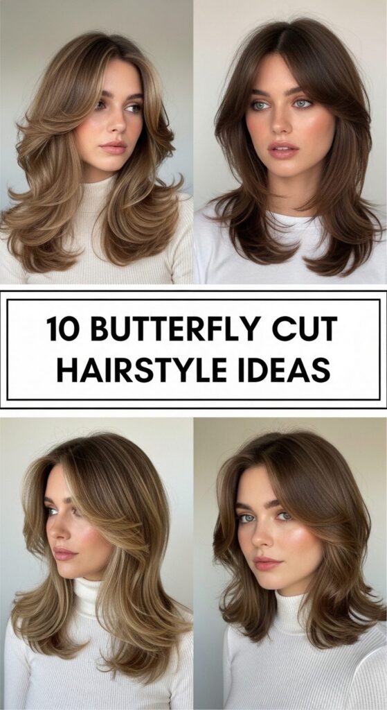 Butterfly Cut Hairstyle Ideas