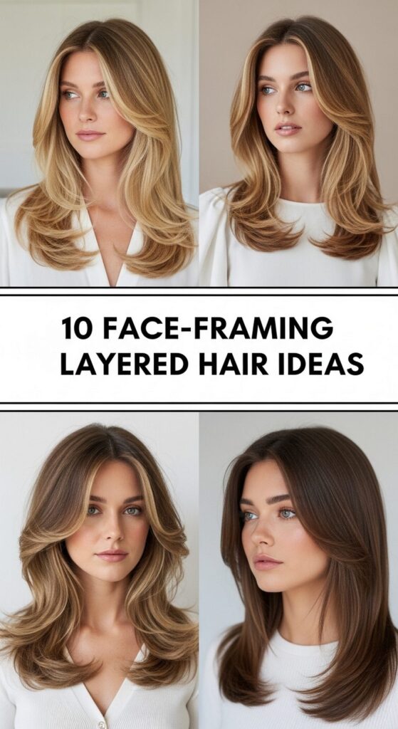 Face-Framing Layered Hair Ideas