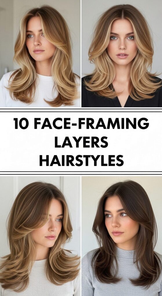 Face-Framing Layers Hairstyles