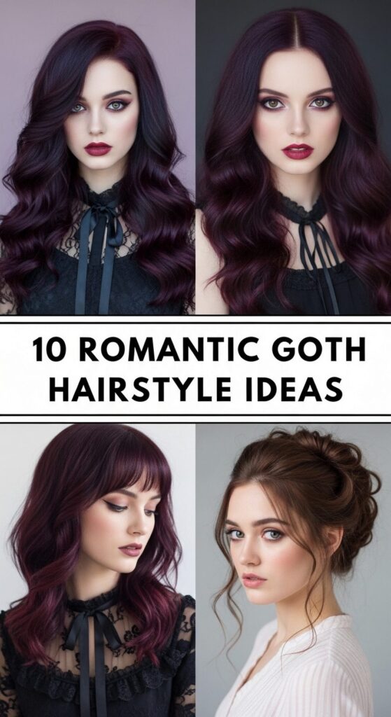 Romantic Goth Hairstyle Ideas