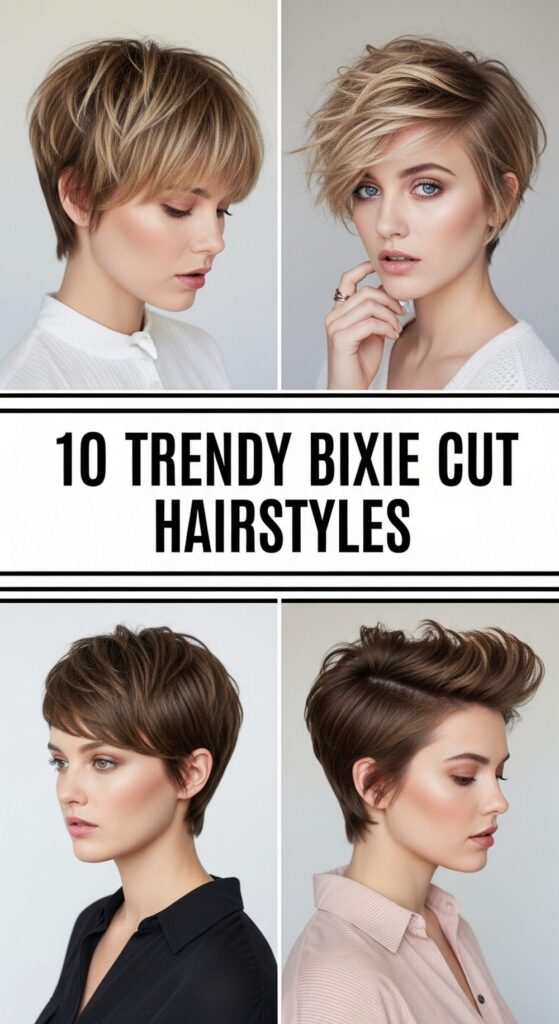 Trendy Bixie Cut Hairstyles