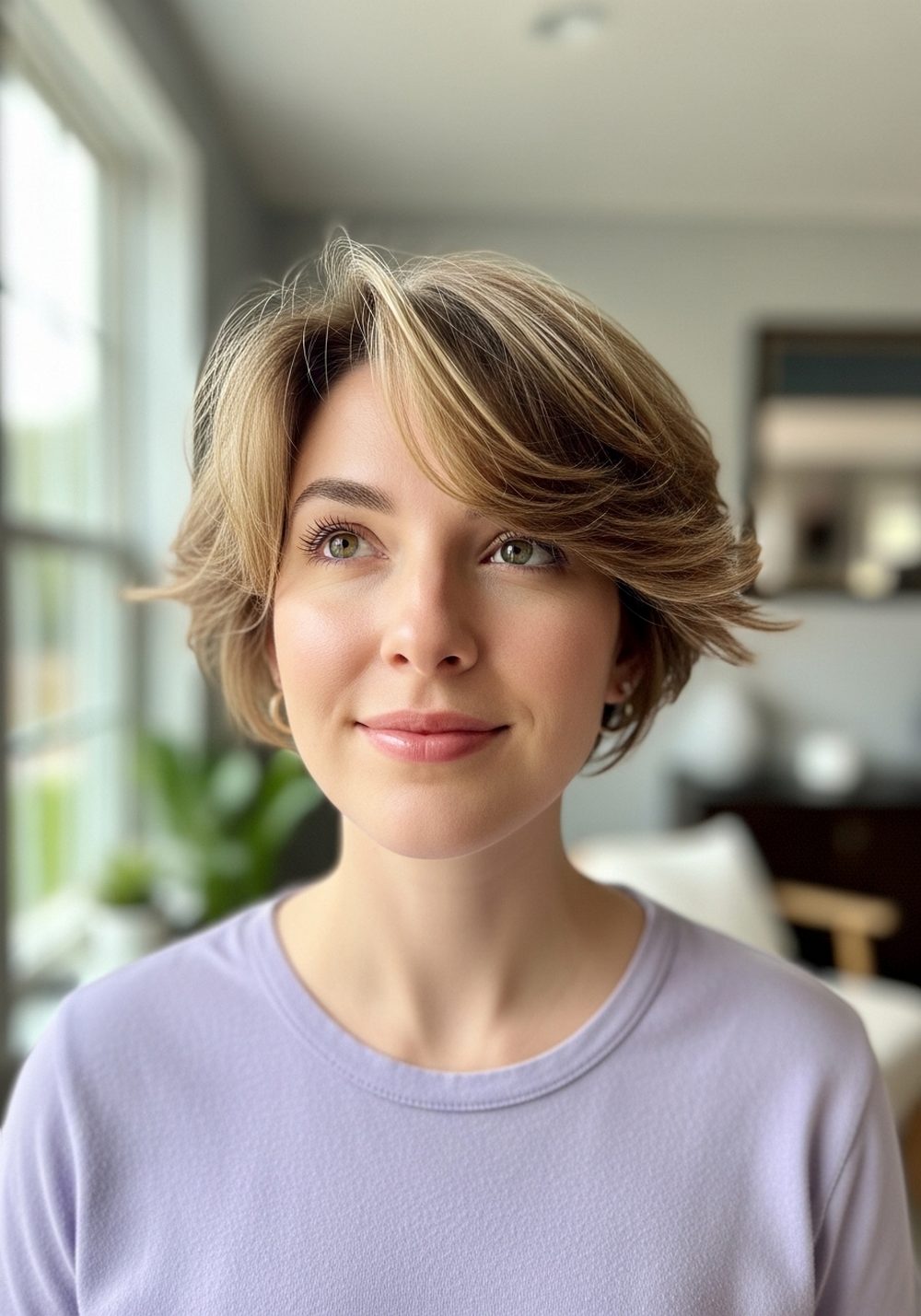 Airy Layered Contour Pixie Hairstyle