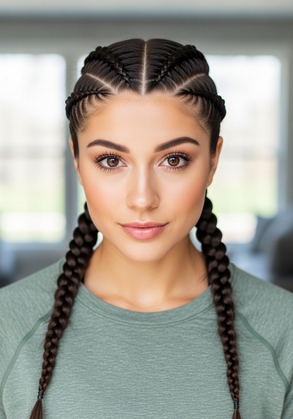 Boxer Braids Track Hairstyle