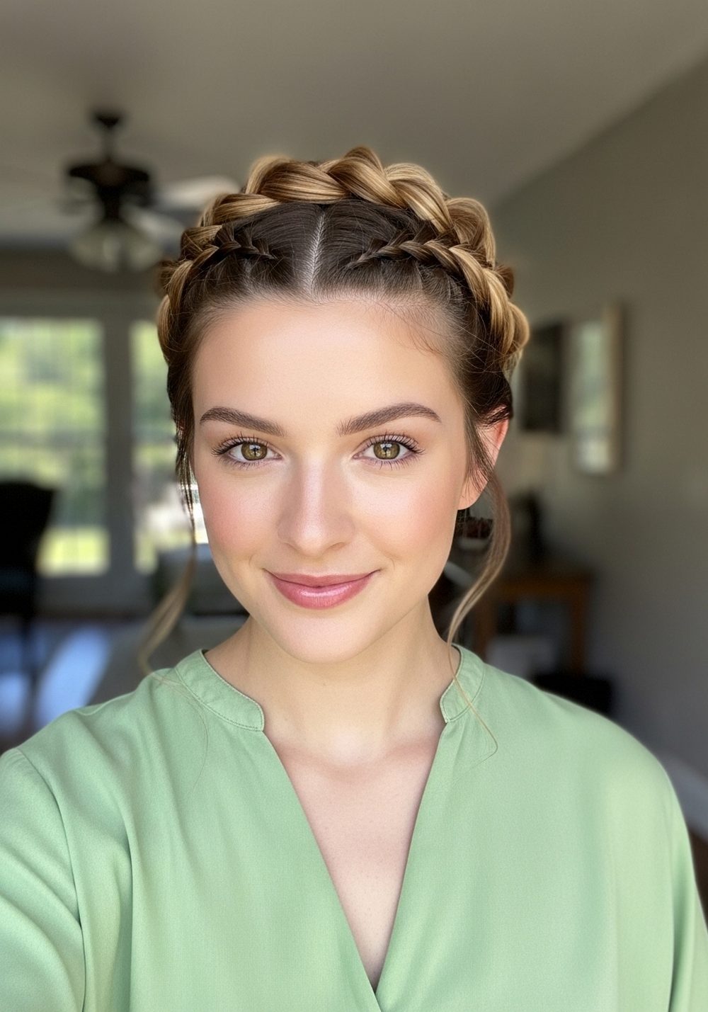 Braided Crown Hairstyle