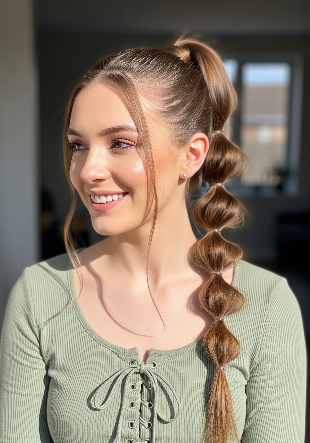 Bubble Corset Braid Hairstyle