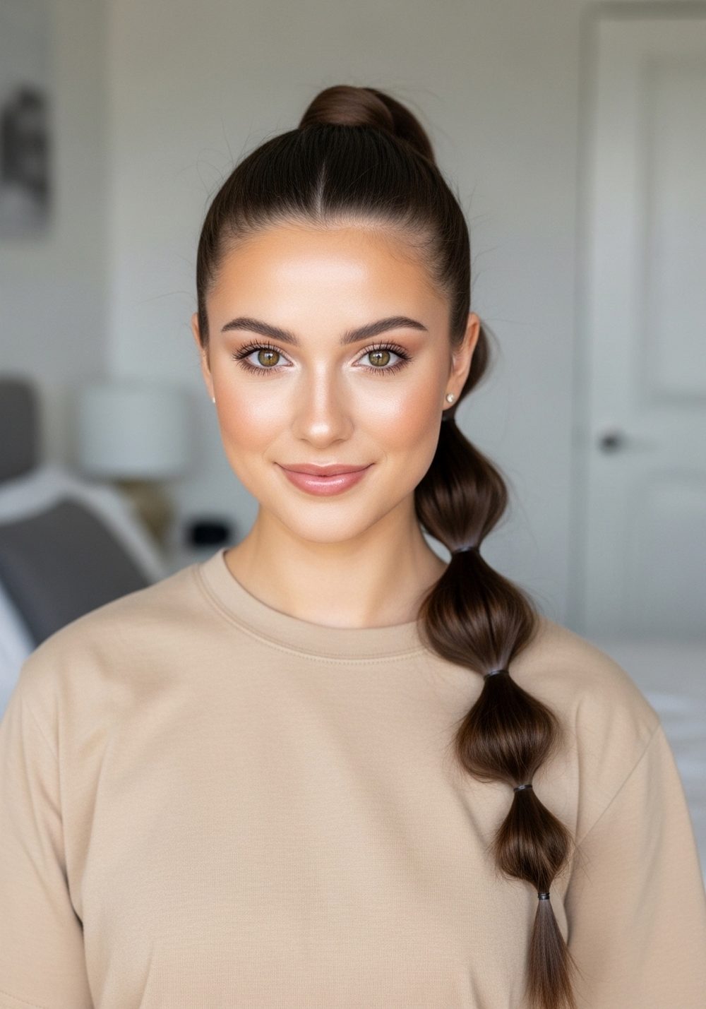 Bubble Pony Prom Hairstyle
