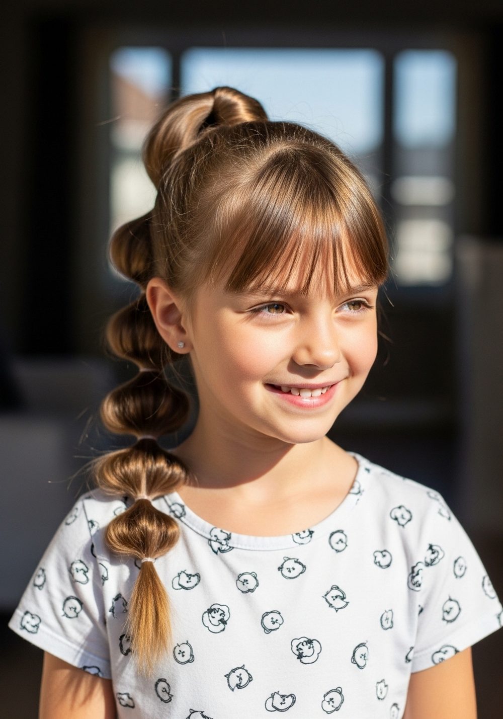 Bubble Ponytail Hairstyle
