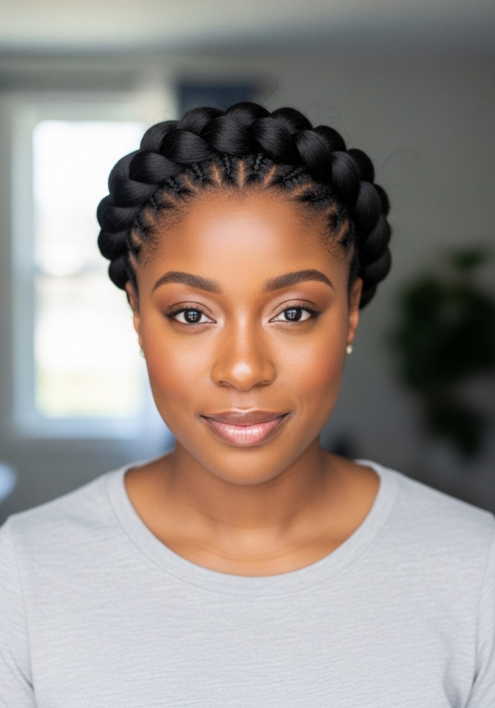 Crown Braid Hairstyle