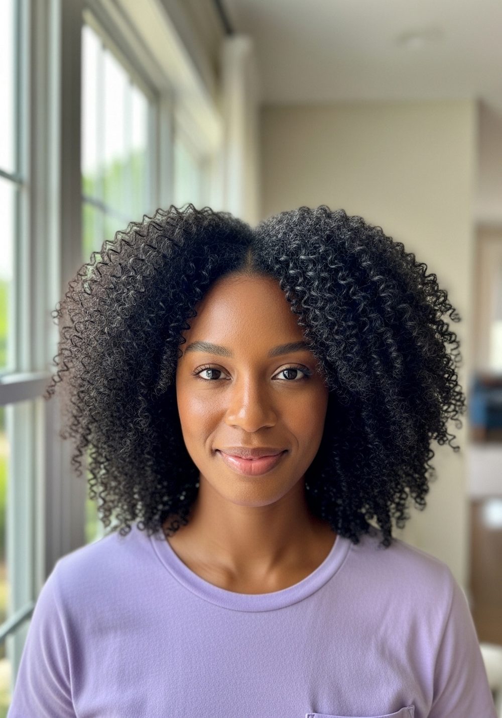 Defined Wash-and-Go Hairstyle
