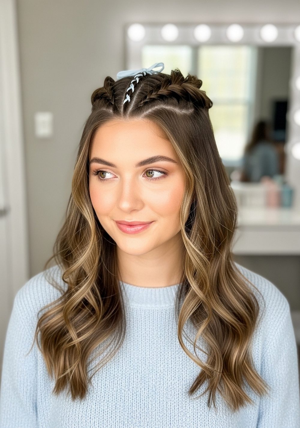 Double Dutch Corset Braid Hairstyle