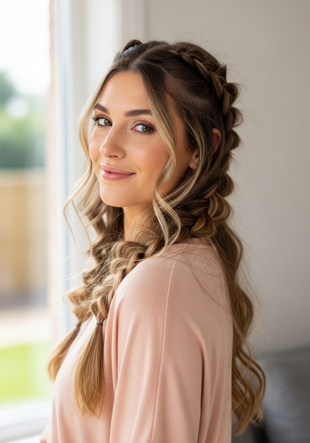 Festival-Inspired Corset Braid Hairstyle