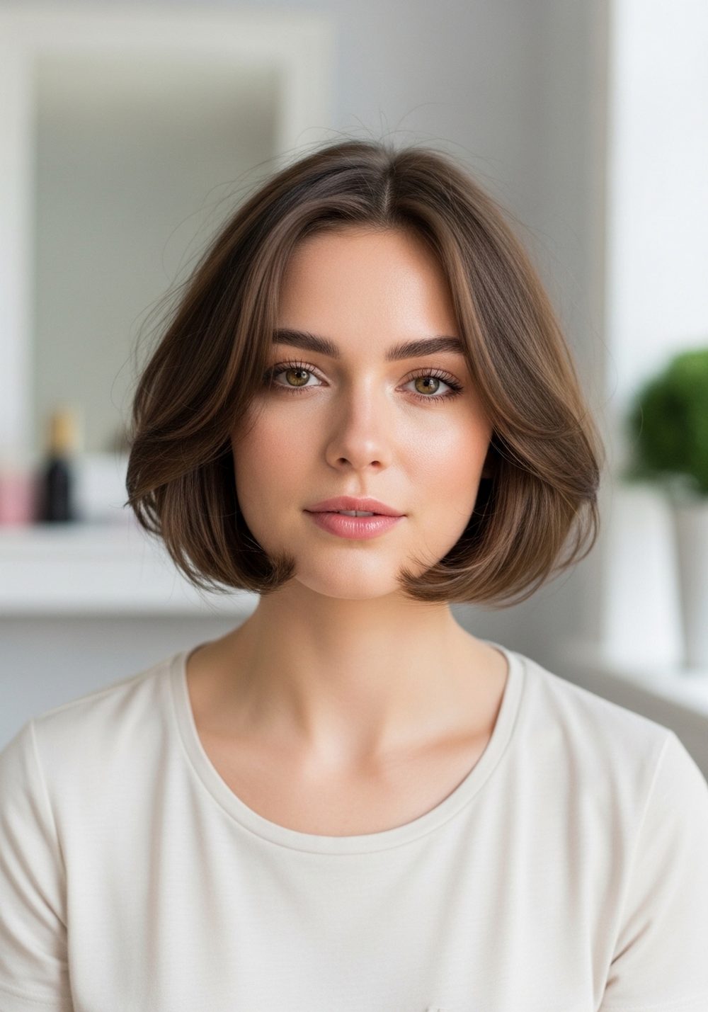 French-Inspired Bubble Bob Hairstyle