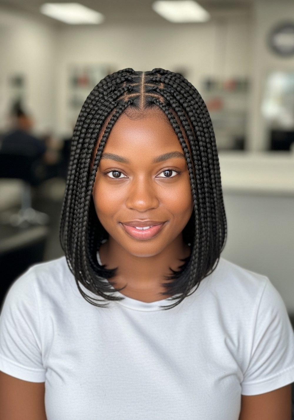 Knotless Braids Bob Summer Hairstyle