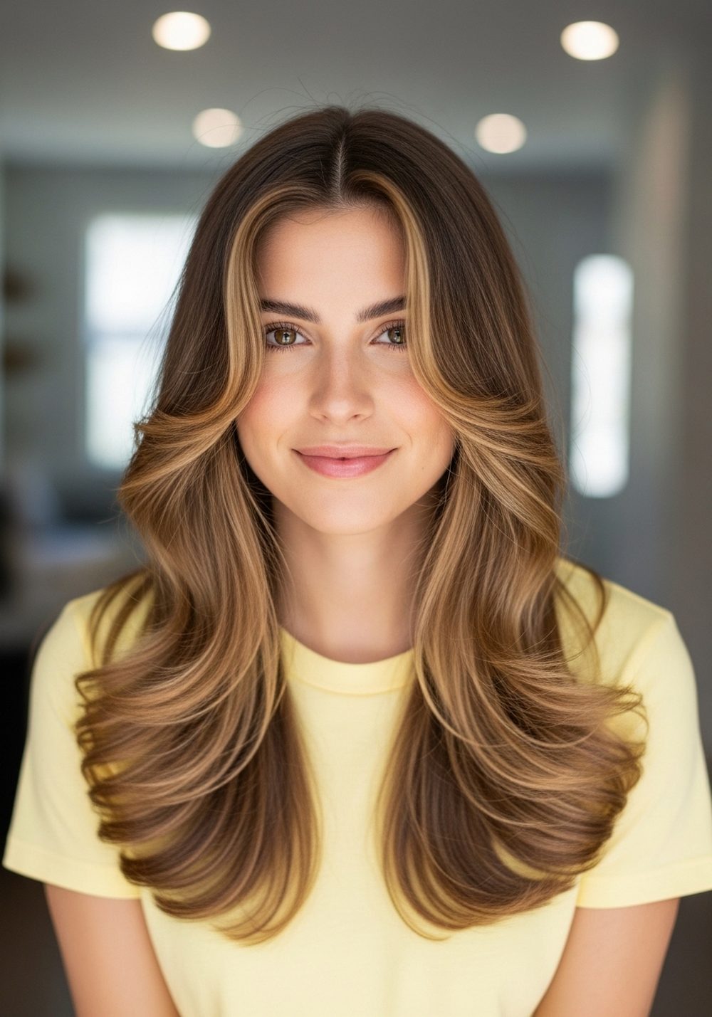 Loose Wave Face-Framing Long Layers Hairstyle