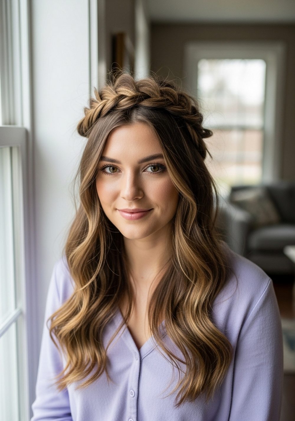 Messy Boho Corset Braids Hairstyle